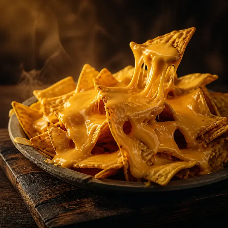Nachos mit Käsesauce